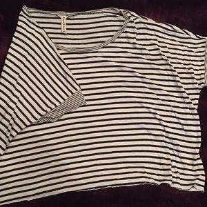 Striped crop top